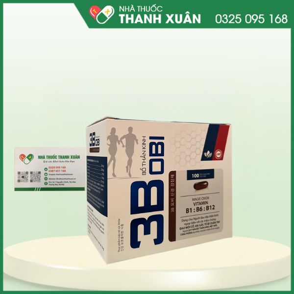 Bổ thần kinh 3B Obi - Hỗ trợ bổ sung magie, vitamin nhóm B